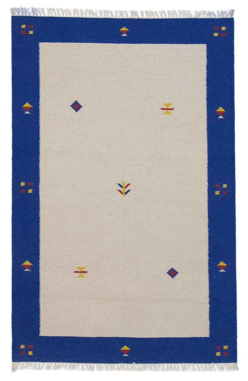 Kelim Teppich - Trendy 180 x 120 cm - beige