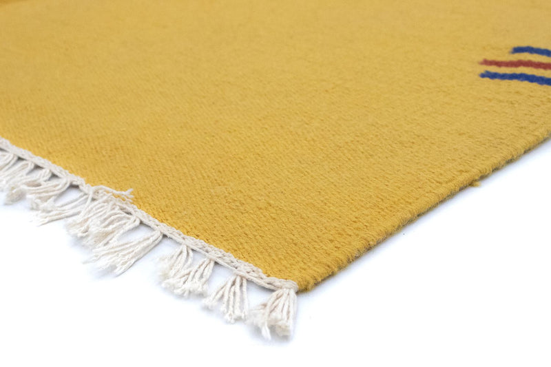 Kelim Teppich - Trendy 200 x 140 cm - gelb