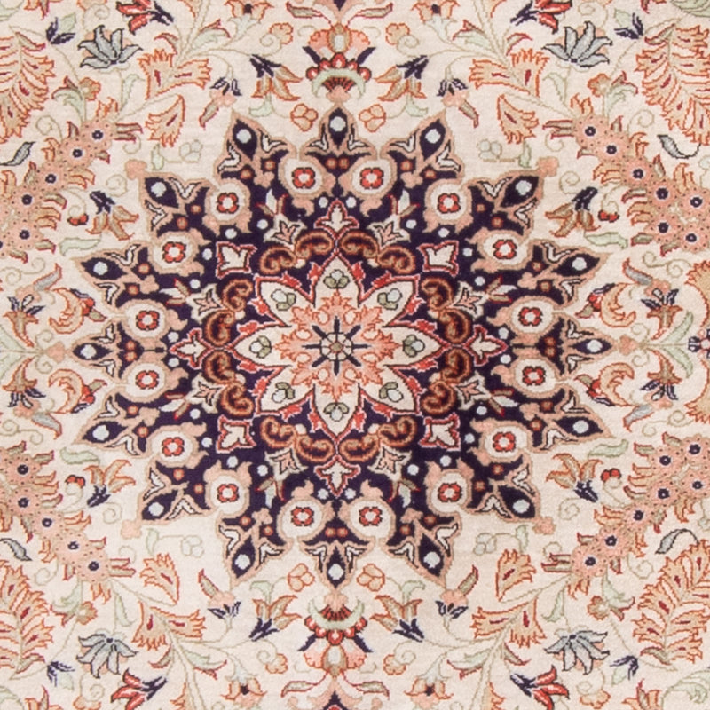 Seidenteppich - Ghom Seide - Premium - 119 x 77 cm - beige