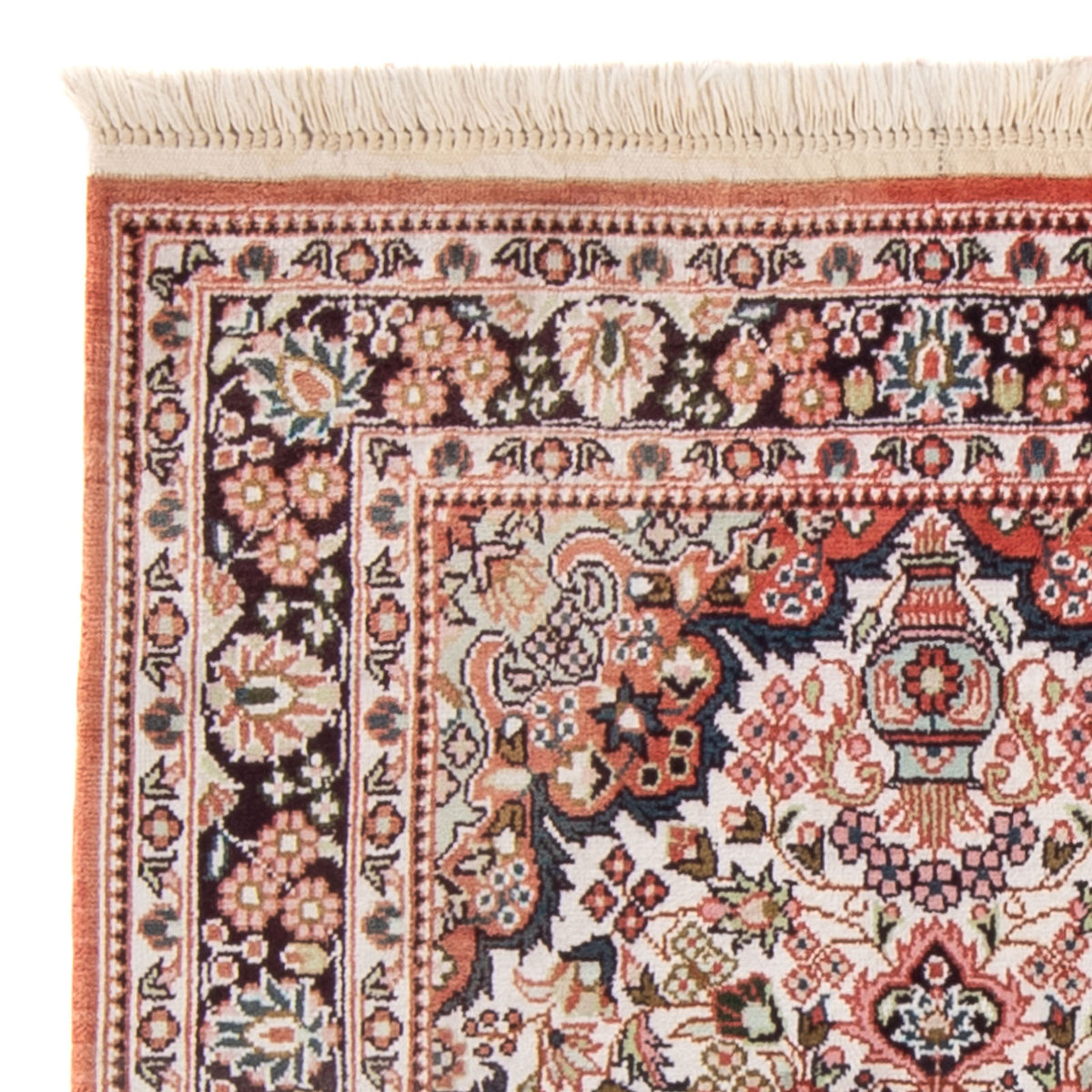 Seidenteppich - China Seide - 91 x 63 cm - beige