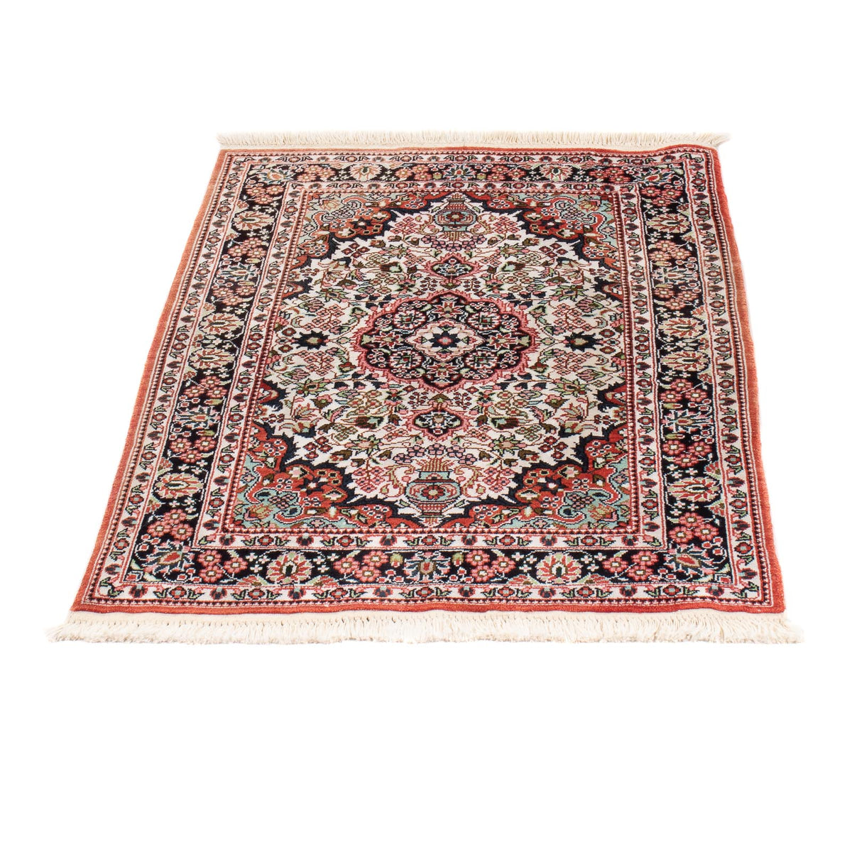 Seidenteppich - China Seide - 91 x 63 cm - beige