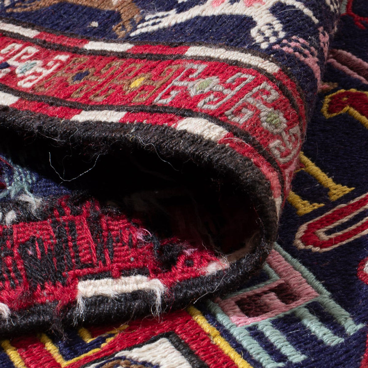 Läufer Kelim - Oriental - 135 x 109 cm - mehrfarbig