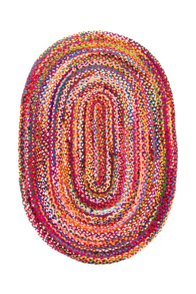 Juteteppich ML-Indigostripy