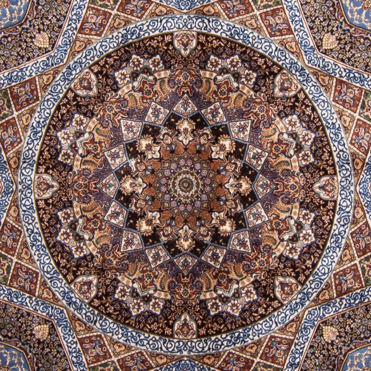 Perserteppich - Ghom - 230 x 150 cm - mehrfarbig