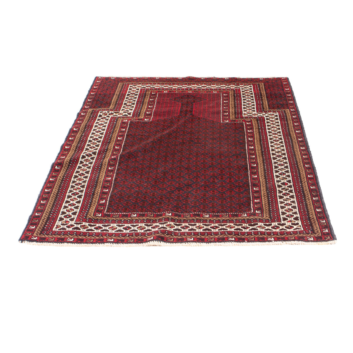Belutsch Teppich - Gebetsteppich - 155 x 103 cm - dunkelblau