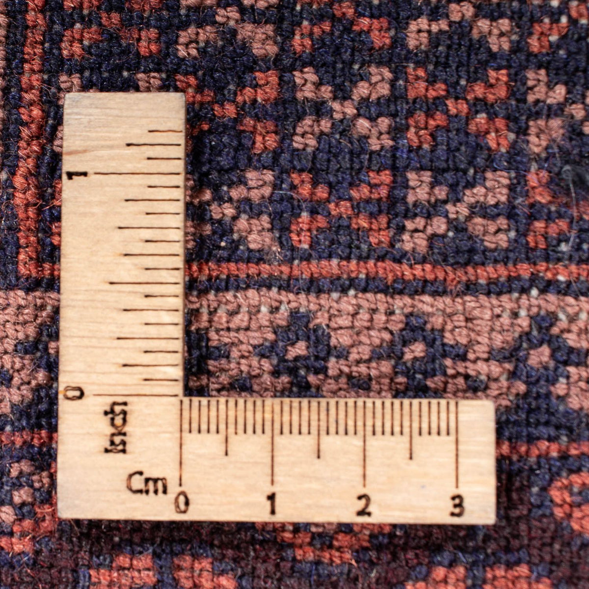 Belutsch Teppich - Gebetsteppich - 138 x 93 cm - dunkelblau