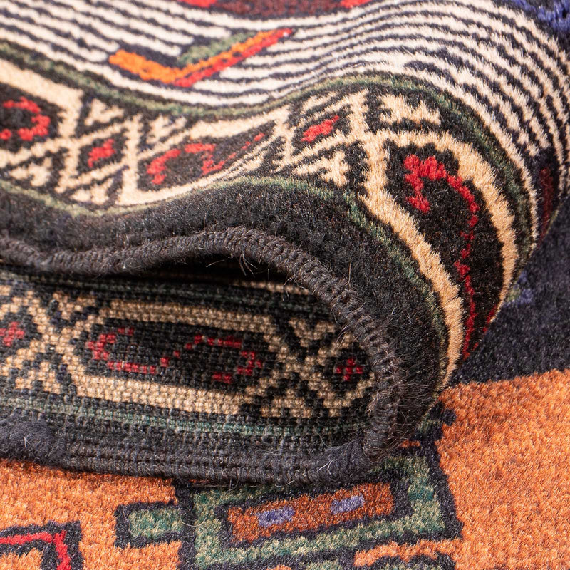 Belutsch Teppich - Gebetsteppich - 120 x 85 cm - dunkelblau