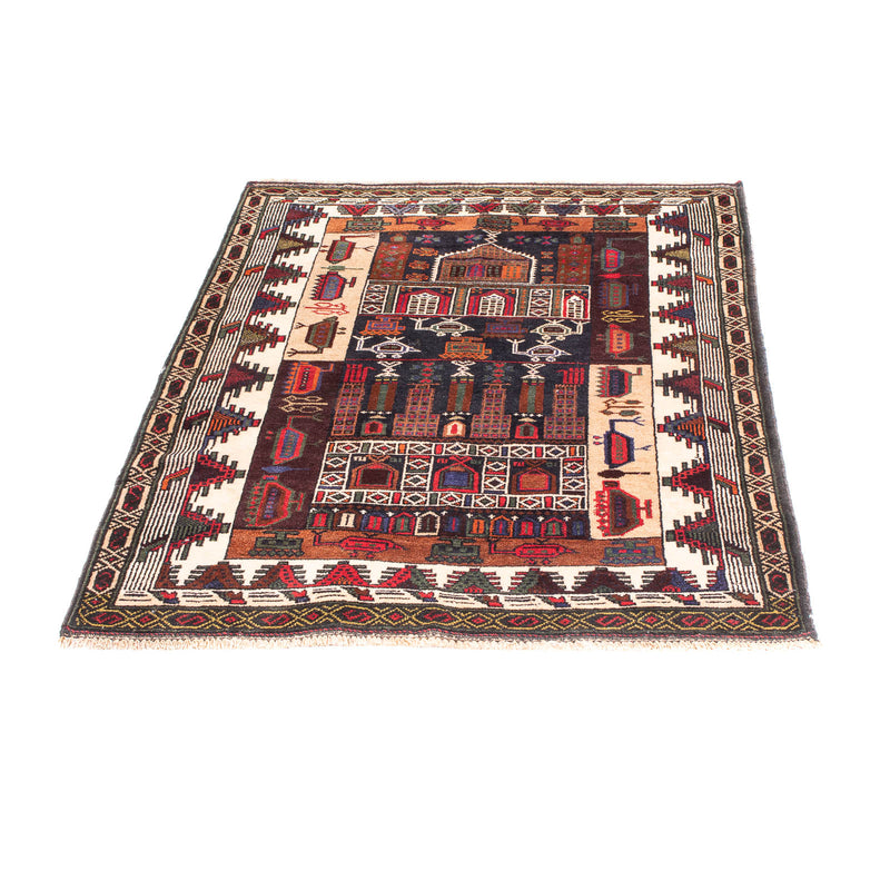 Belutsch Teppich - Gebetsteppich - 120 x 85 cm - dunkelblau