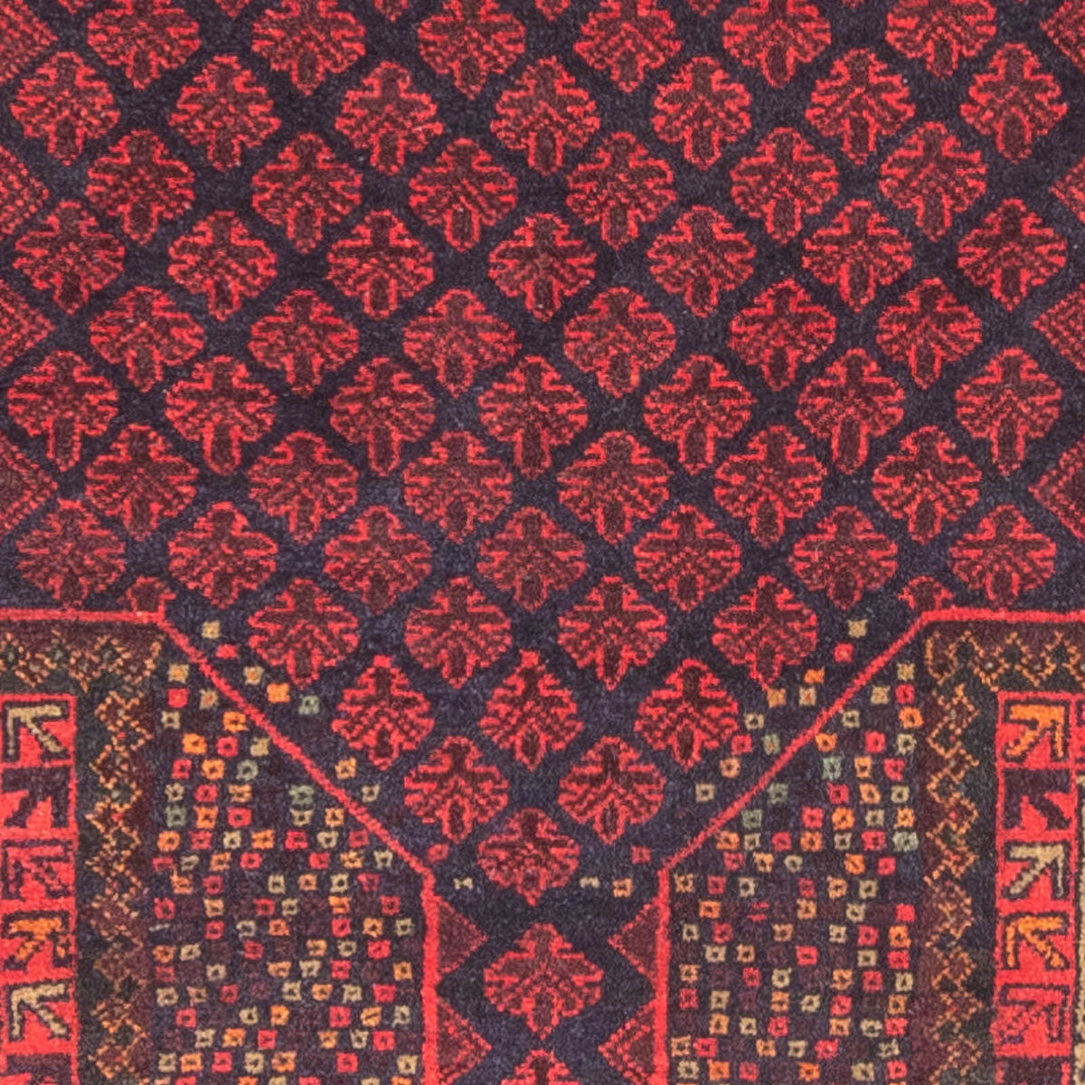 Belutsch Teppich - Gebetsteppich - 157 x 90 cm - dunkelblau