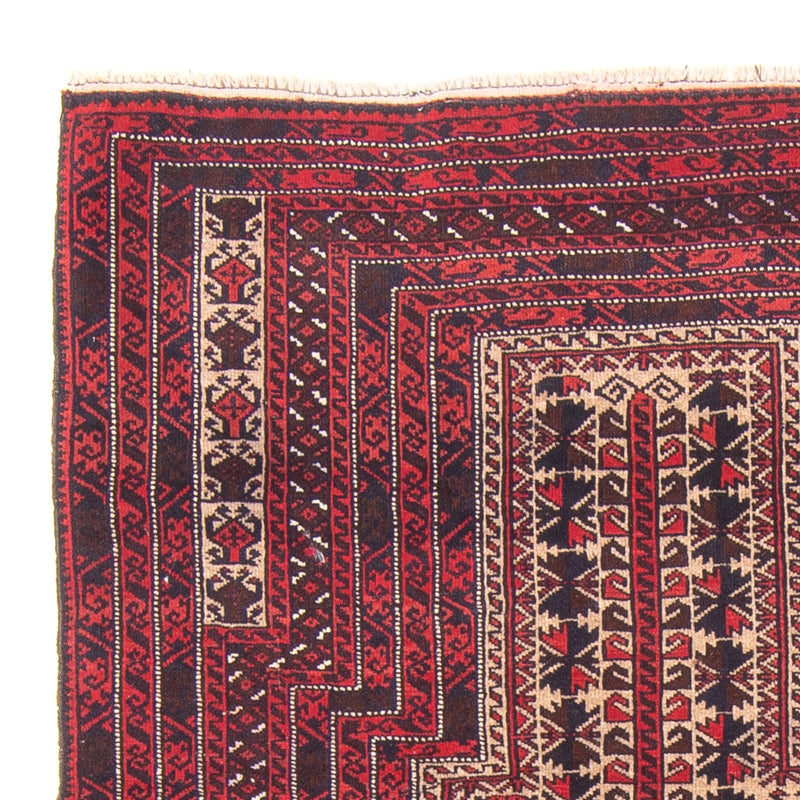 Belutsch Teppich - Gebetsteppich - 135 x 90 cm - beige