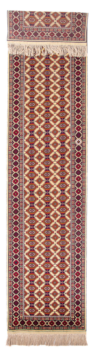 Läufer Afghan - 390 x 90 cm - beige