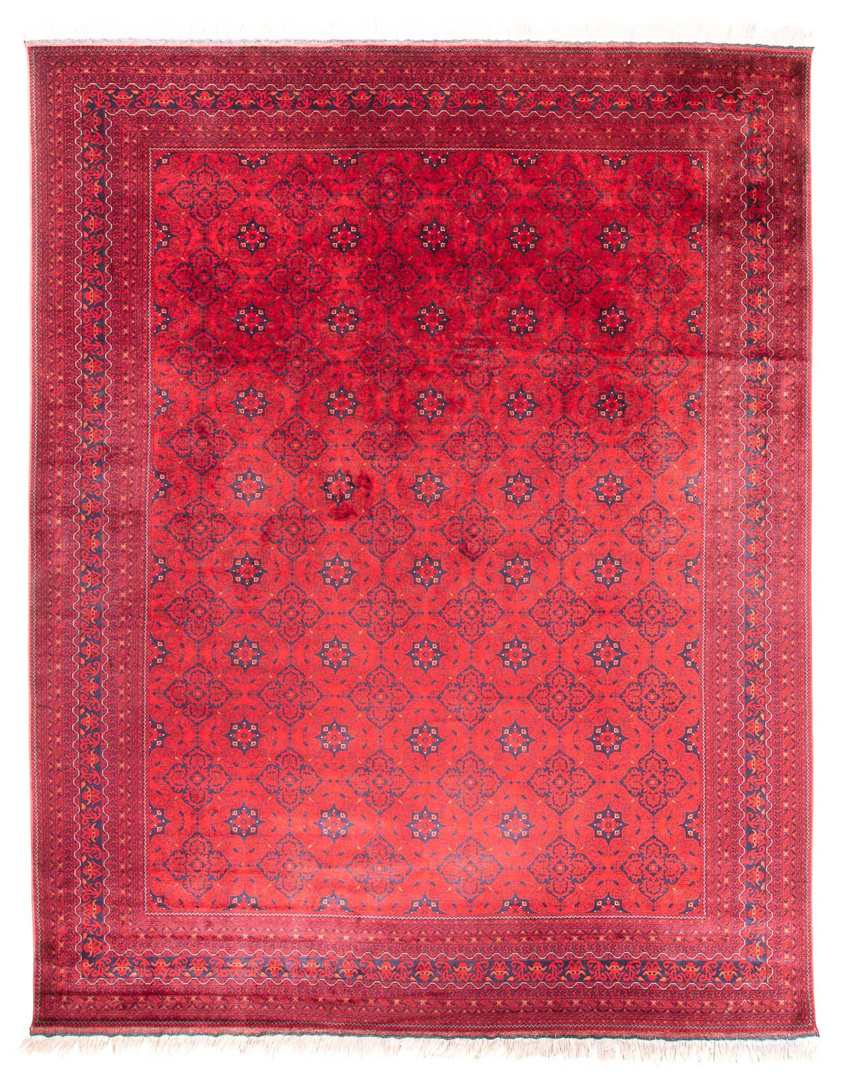 Afghan Teppich - Buchara - 380 x 300 cm - rot