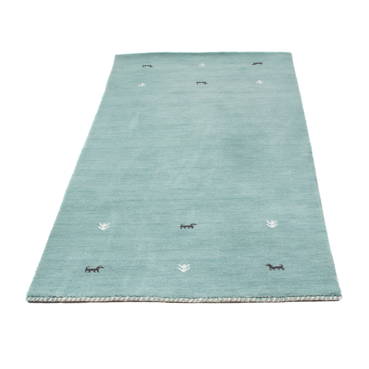 Läufer Gabbeh - Softy - 200 x 75 cm - hellblau