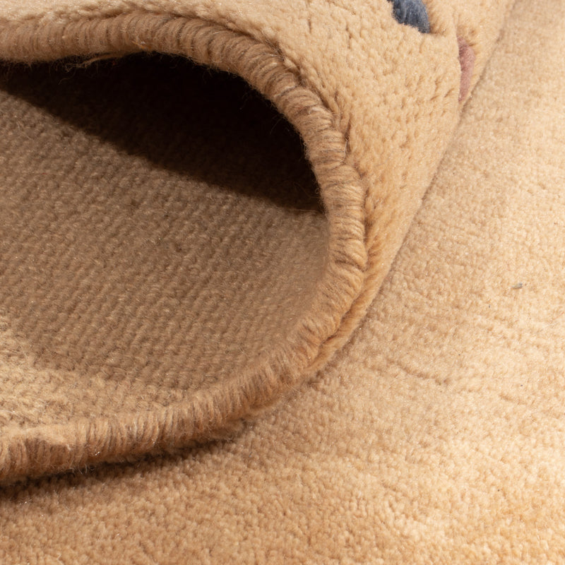 Nepal Teppich - 240 x 240 cm - beige