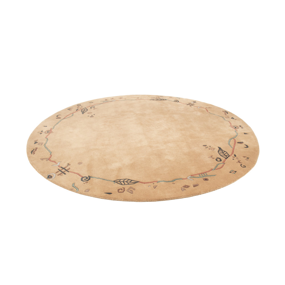 Nepal Teppich - 240 x 240 cm - beige