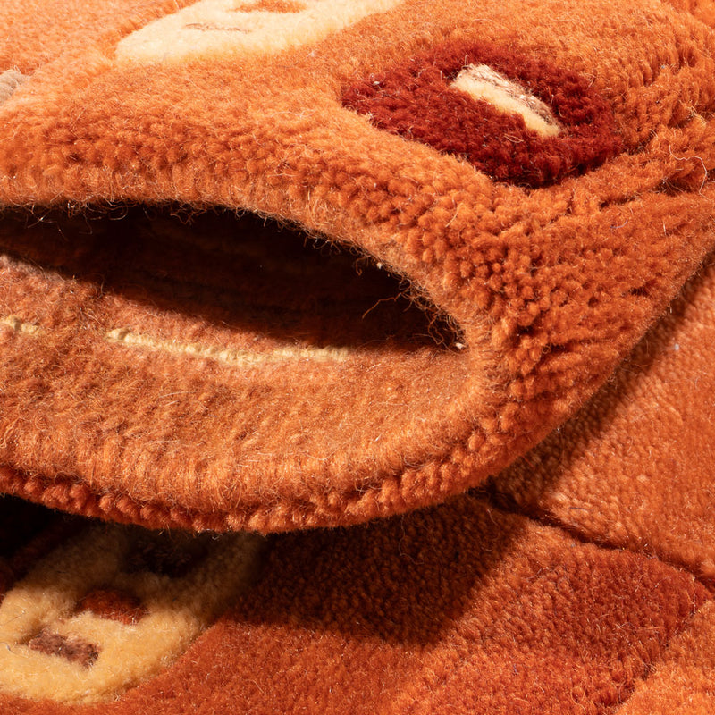 Nepal Teppich - 90 x 60 cm - orange