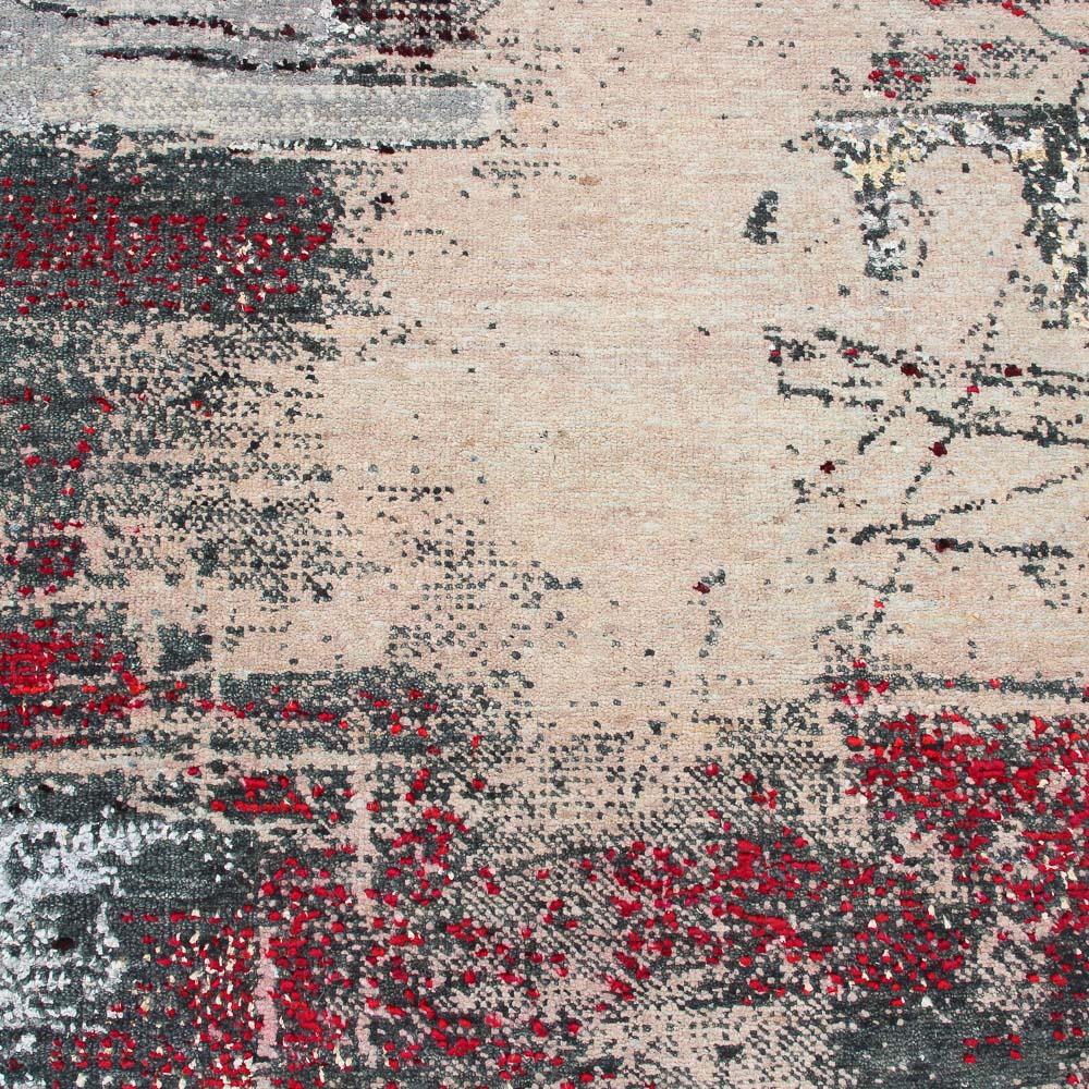 Designer Teppich - 302 x 240 cm - mehrfarbig