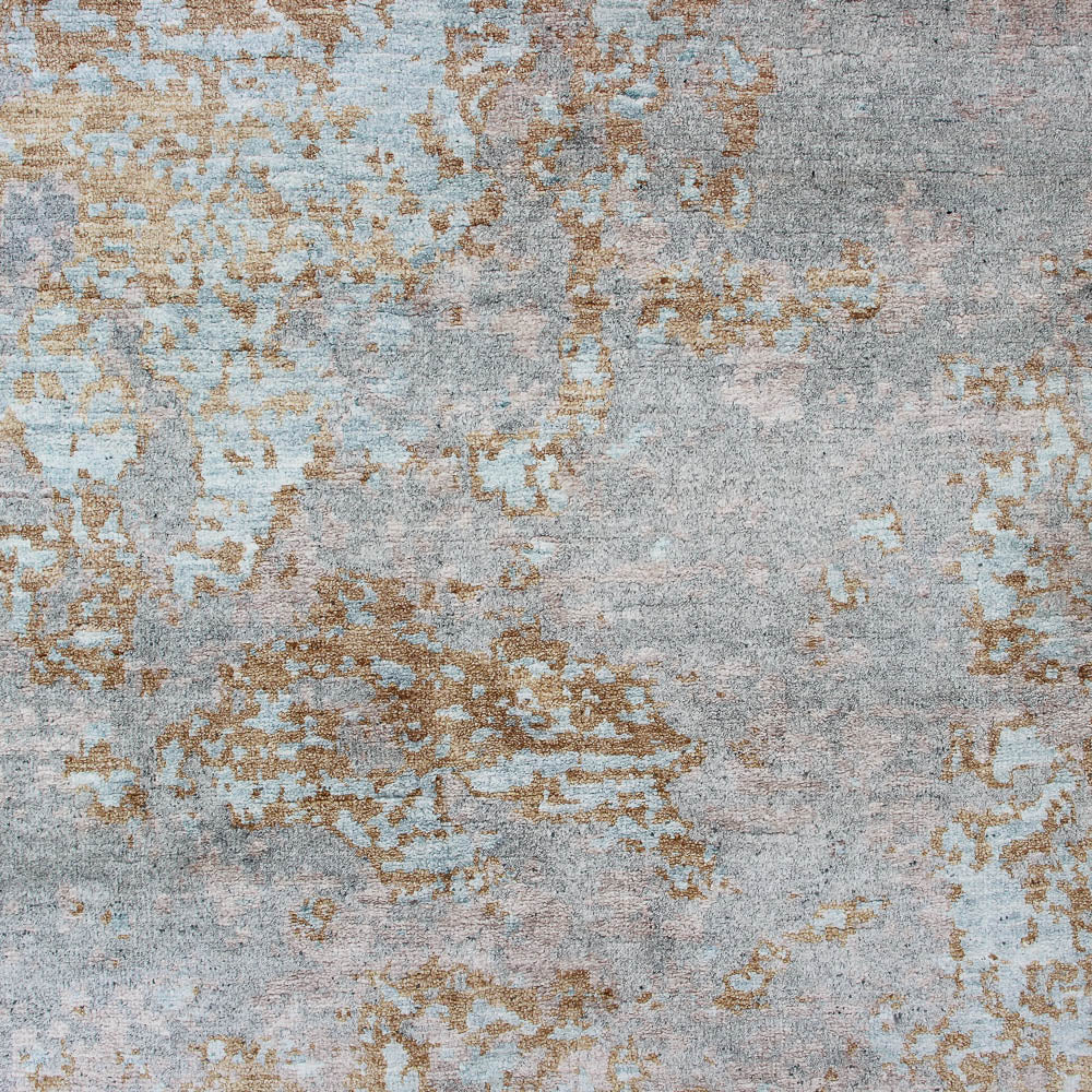 Designer Teppich - 309 x 241 cm - silber