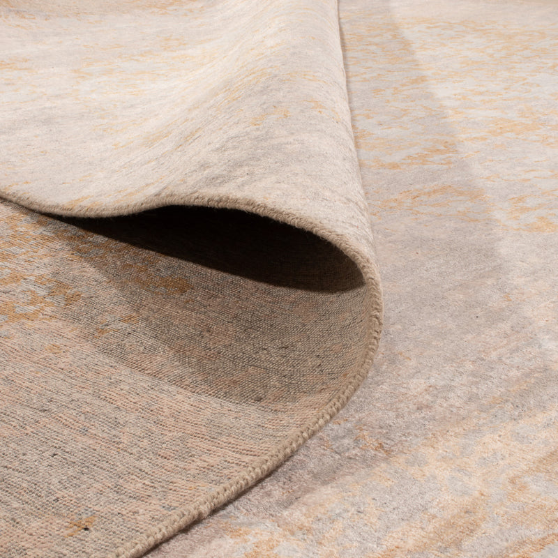 Designer Teppich - 309 x 241 cm - silber