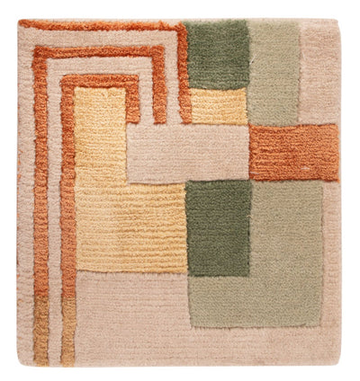 Designer Teppich 30x30cm