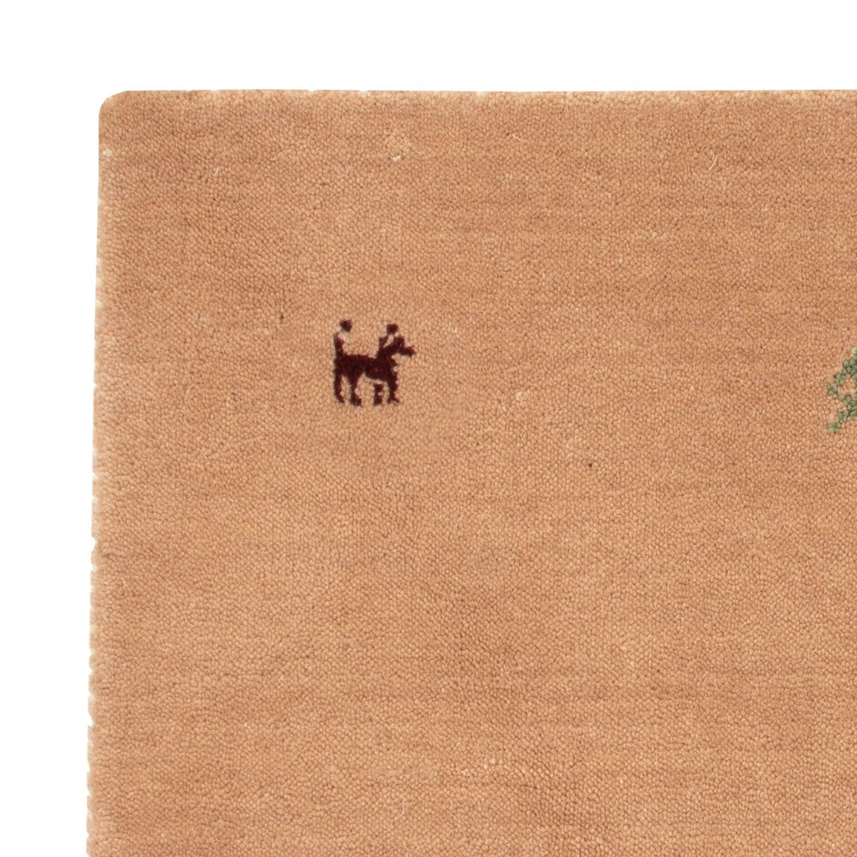 Gabbeh Teppich - Softy - 65 x 60 cm - beige