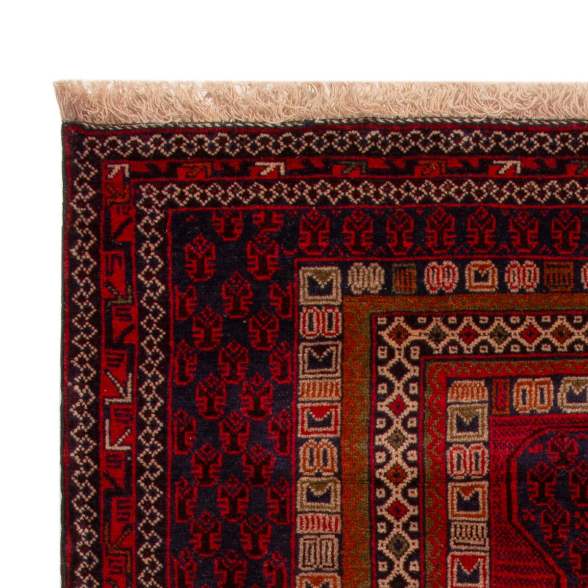 Belutsch Teppich - 138 x 91 cm - rot