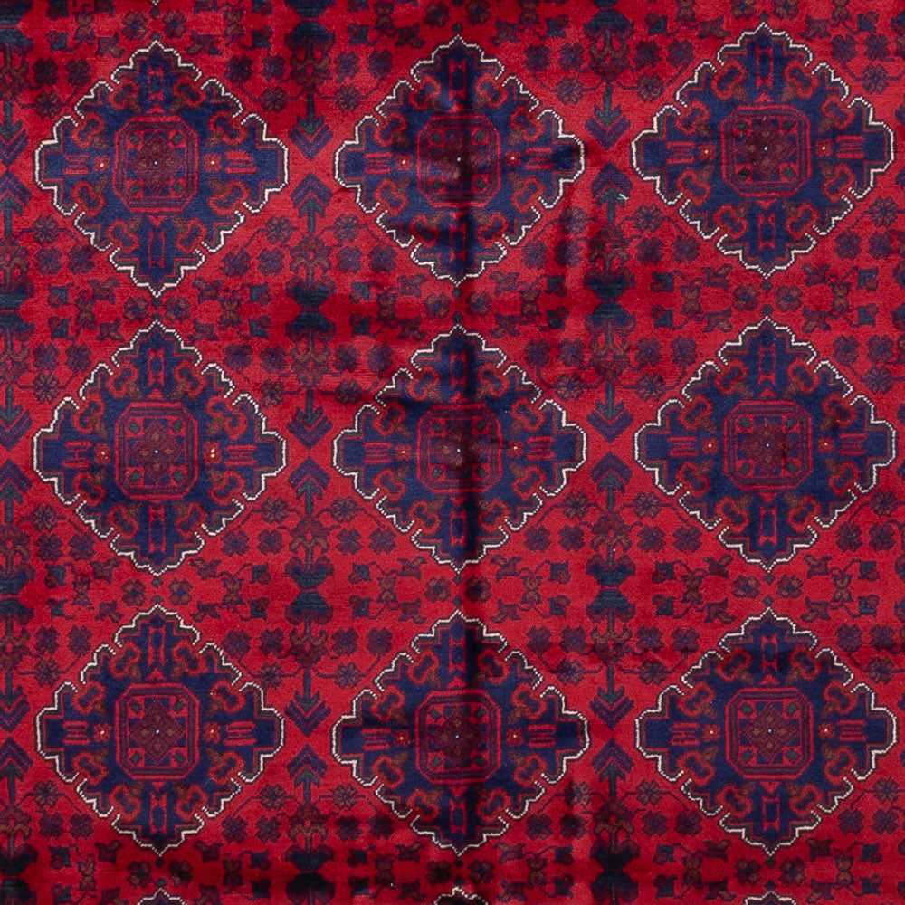 Afghan Teppich - 340 x 249 cm - rot