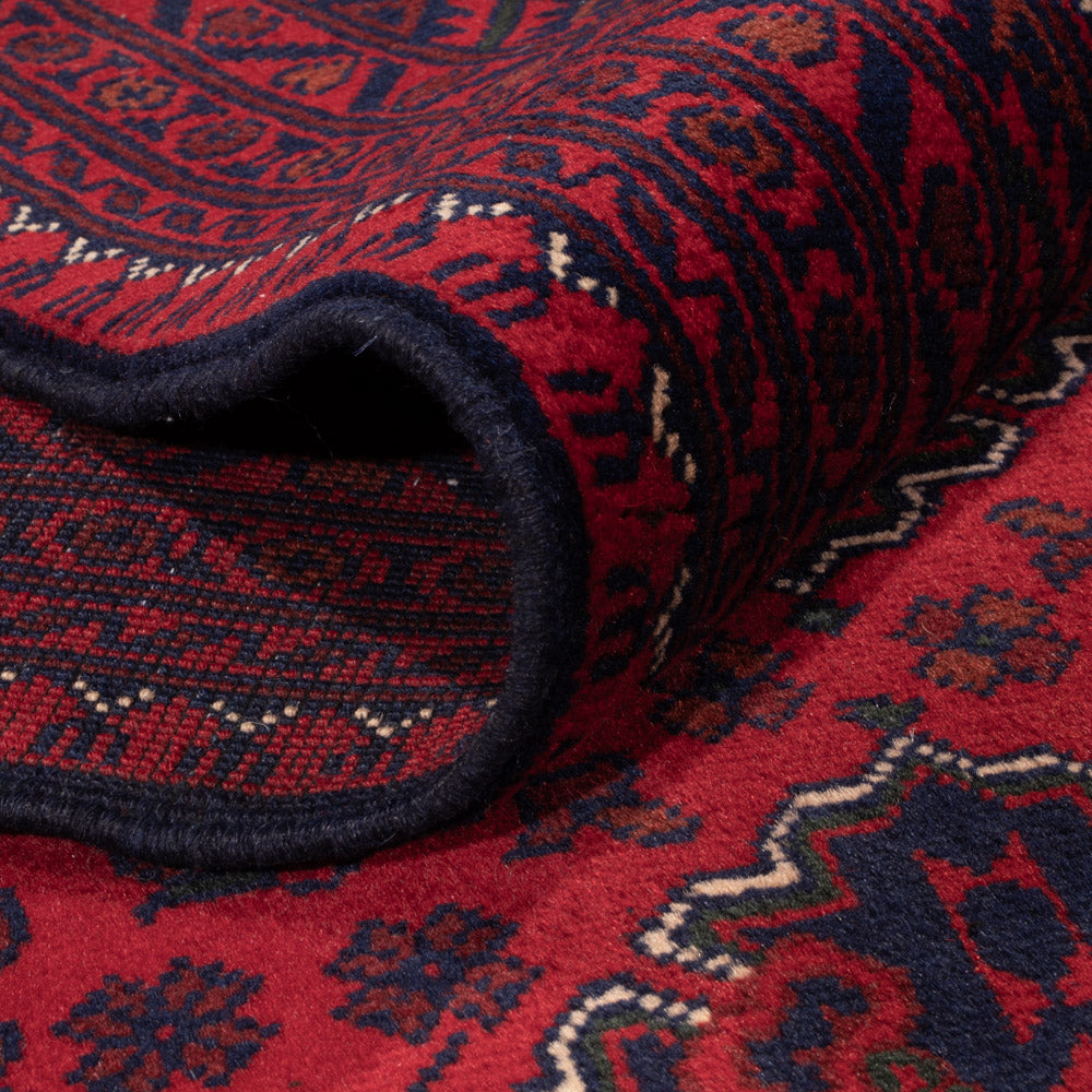 Afghan Teppich - 340 x 249 cm - rot