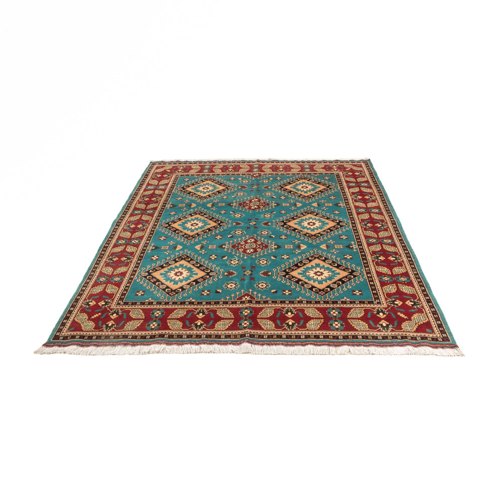 Afghan Teppich - 195 x 150 cm - blau