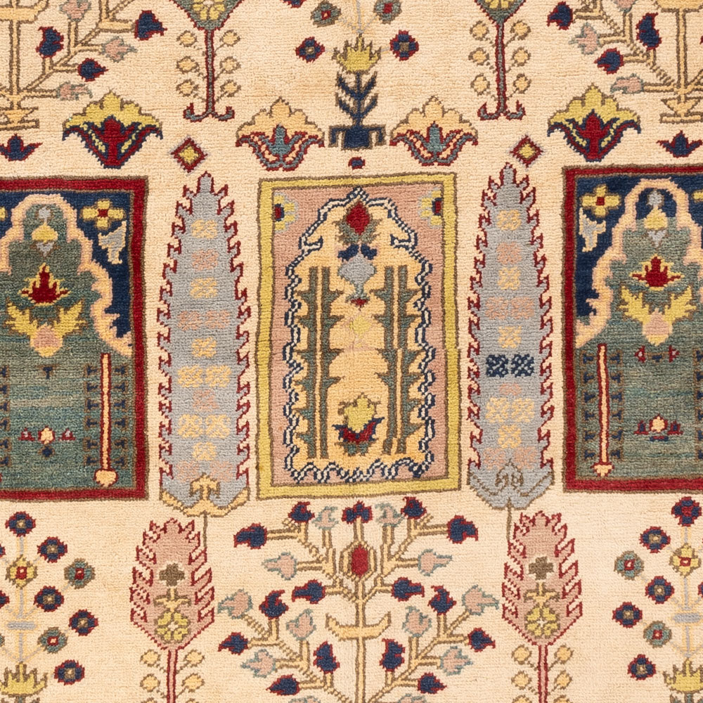 Afghan Teppich - 199 x 150 cm - beige