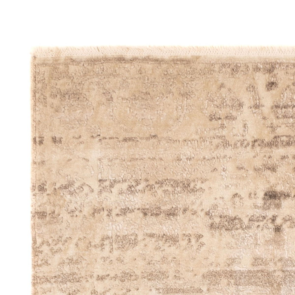 Designer Teppich - 197 x 154 cm - beige