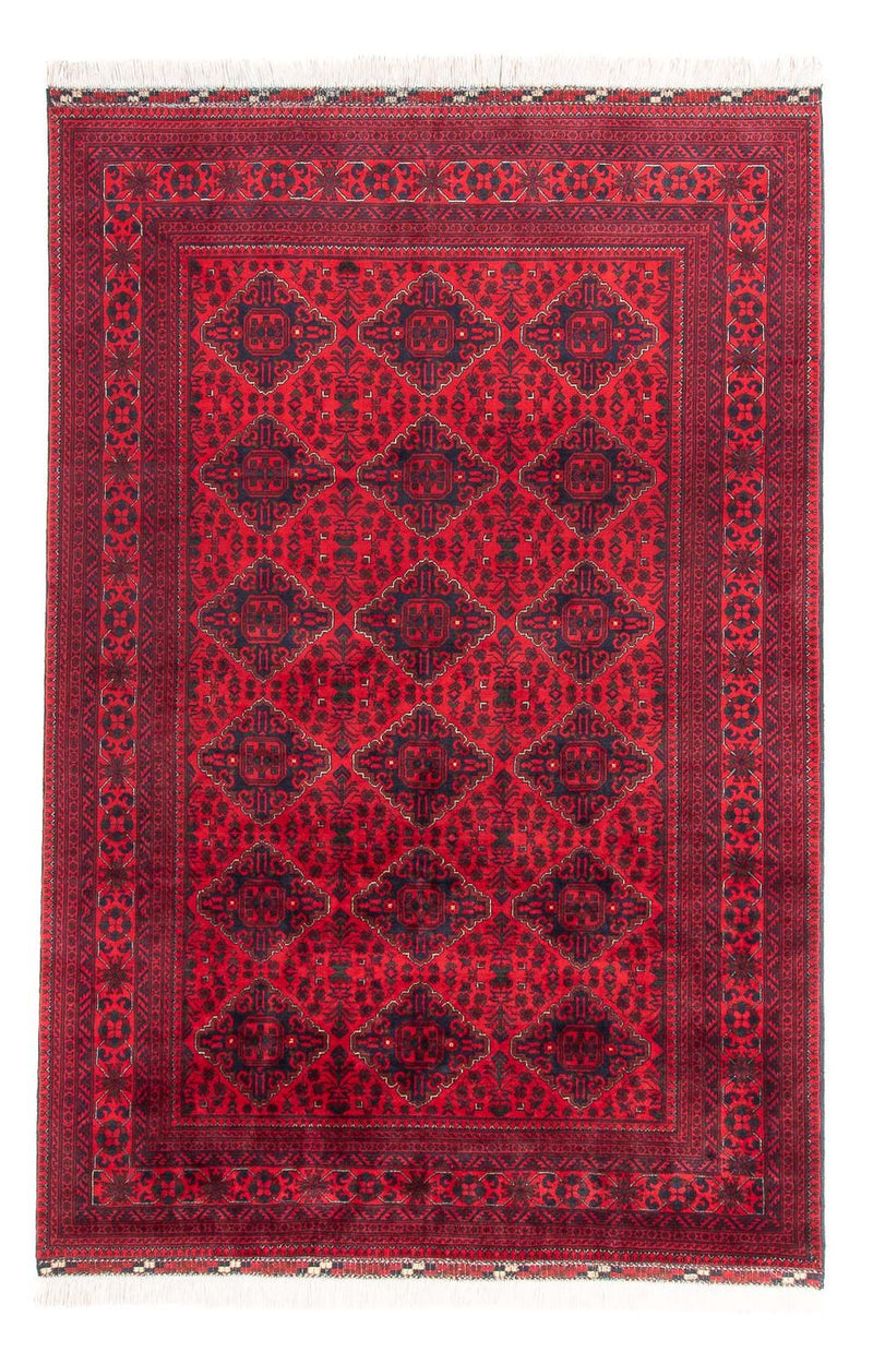 Afghan Teppich - 285 x 198 cm - rot