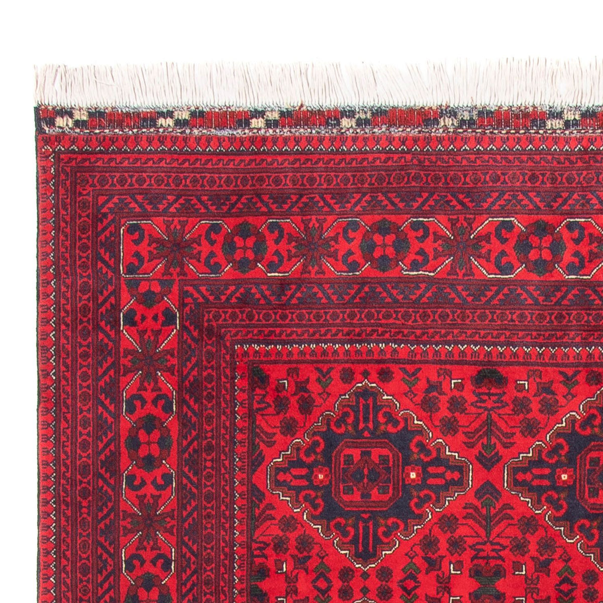 Afghan Teppich - 285 x 198 cm - rot