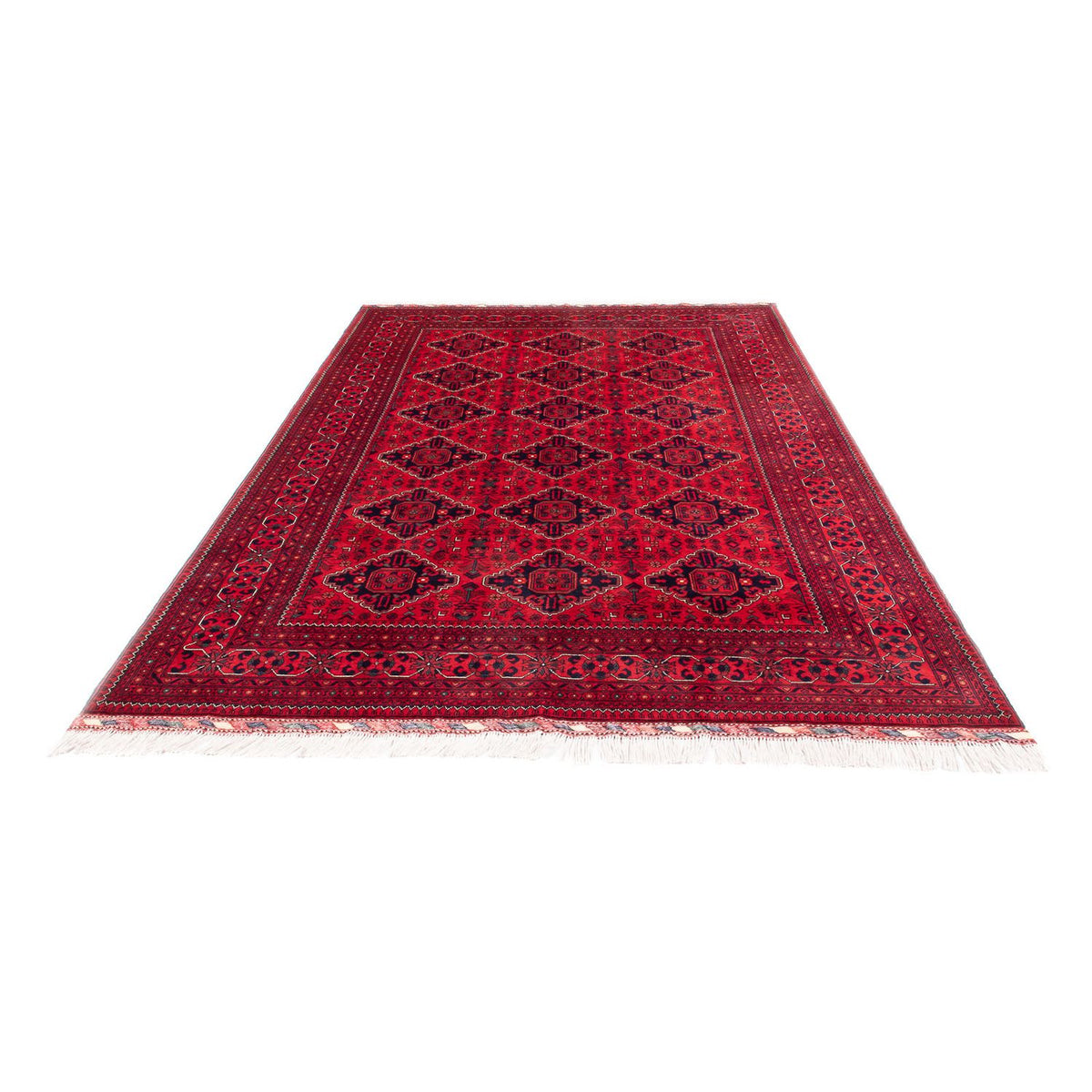 Afghan Teppich - 298 x 198 cm - rot