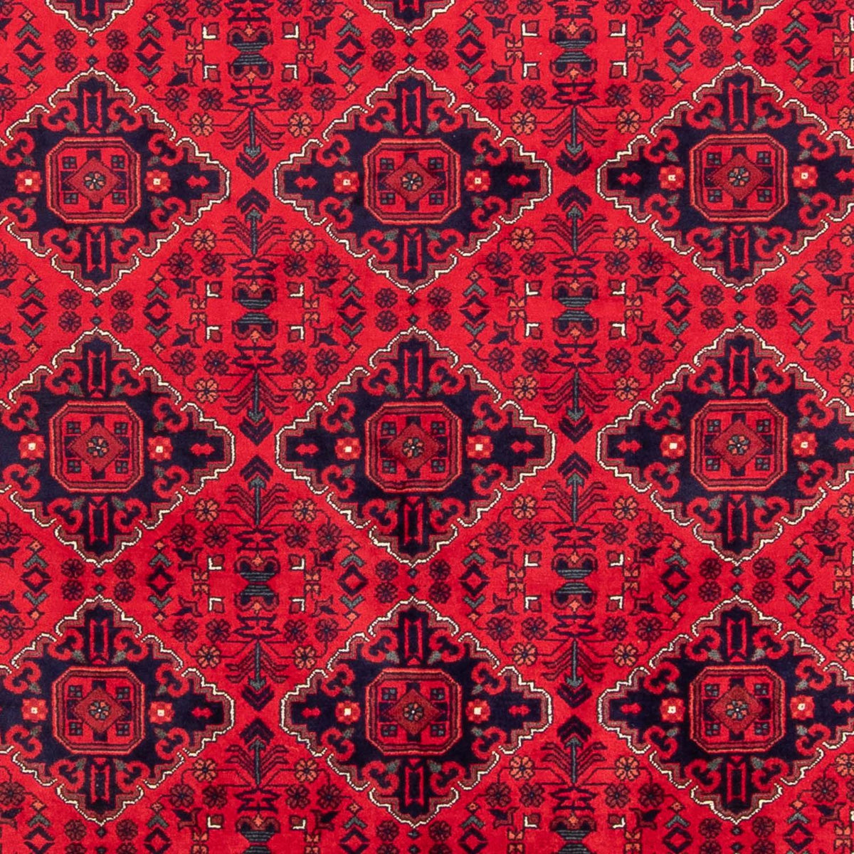 Afghan Teppich - 293 x 196 cm - rot