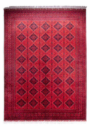 Afghan Teppich - 414 x 292 cm - rot