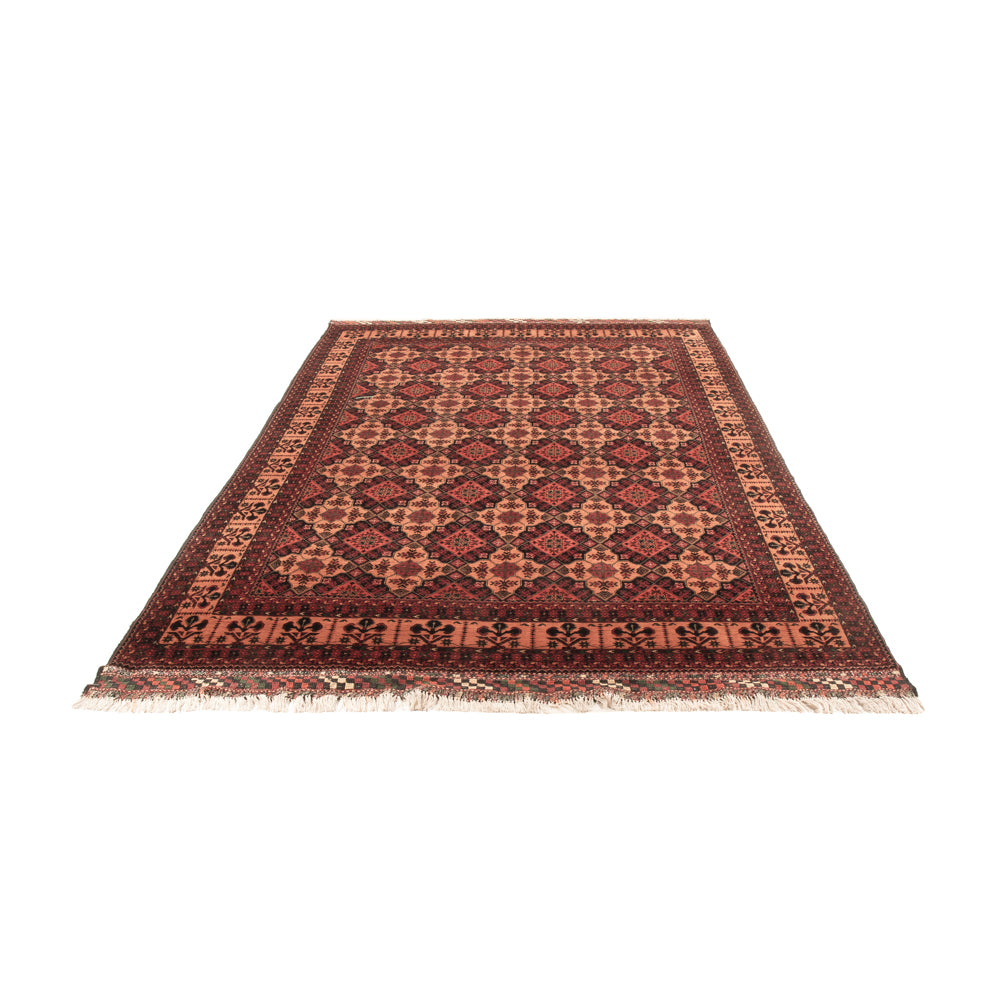 Afghan Teppich - 284 x 199 cm - dunkelbeige
