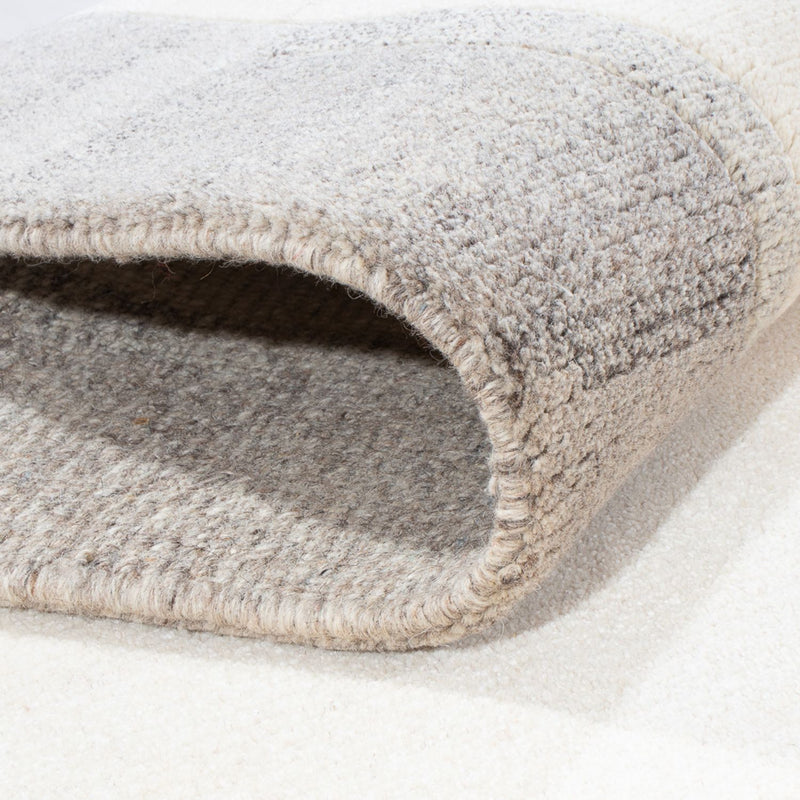 Nepal Teppich - 200 x 142 cm - weiß