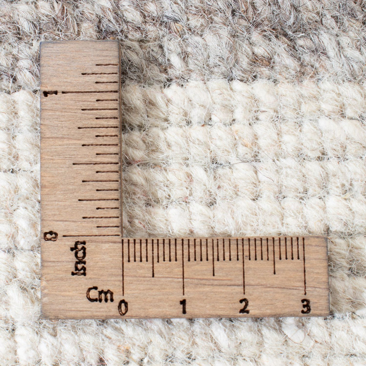 Nepal Teppich - 200 x 142 cm - weiß