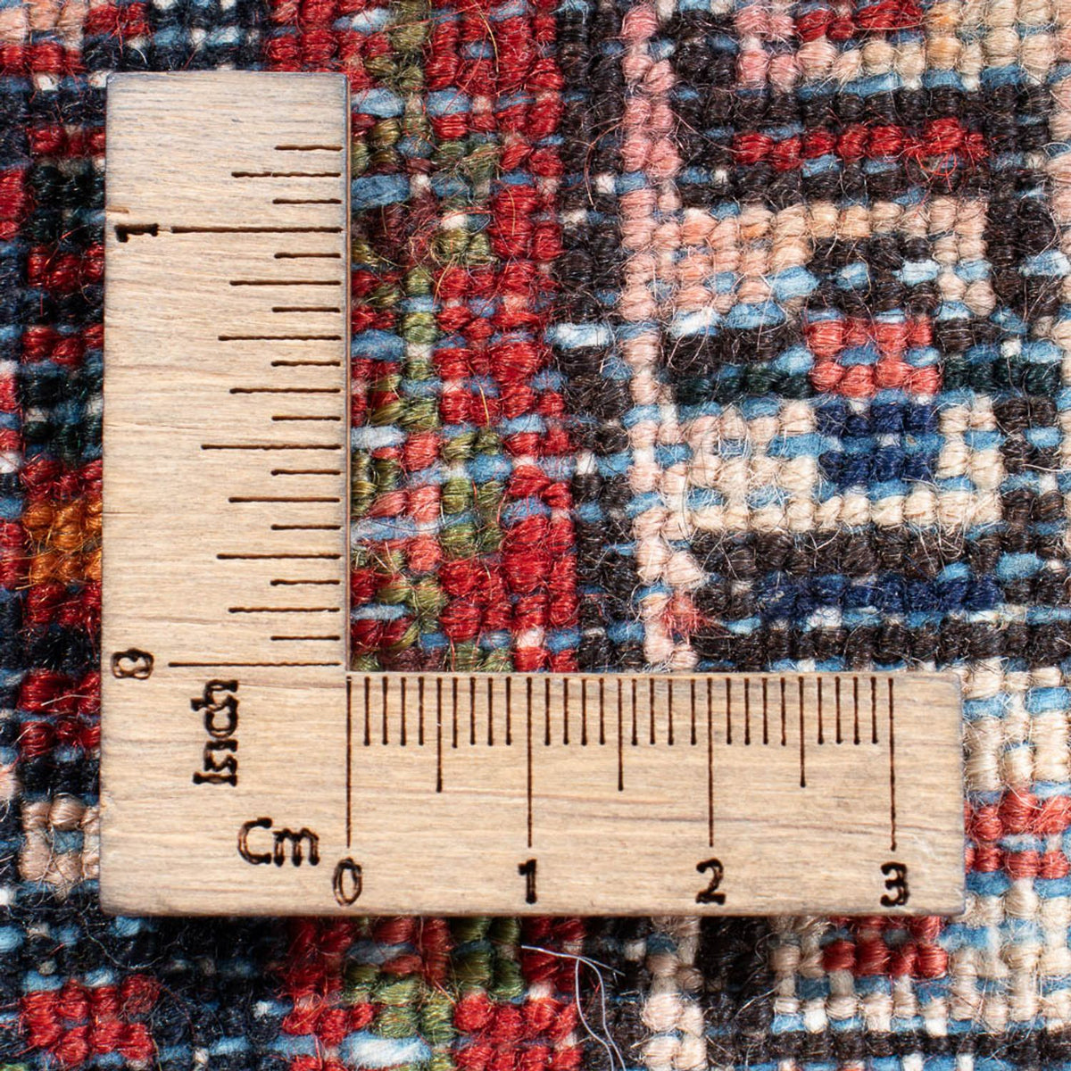 Perserteppich - Nomadic - 130 x 108 cm - hellrot