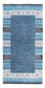 Gabbeh Teppich - Indus - 140 x 70 cm - blau