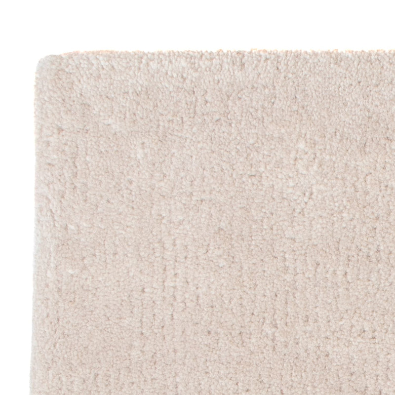 Wollteppich quadratisch  - 30 x 30 cm - hellgrau