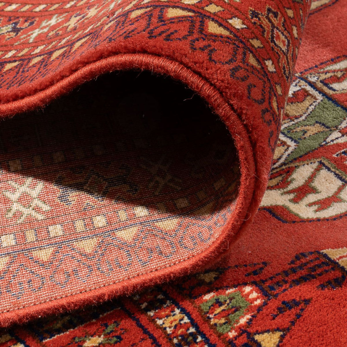 Afghan Teppich - Buchara - 410 x 300 cm - hellrot