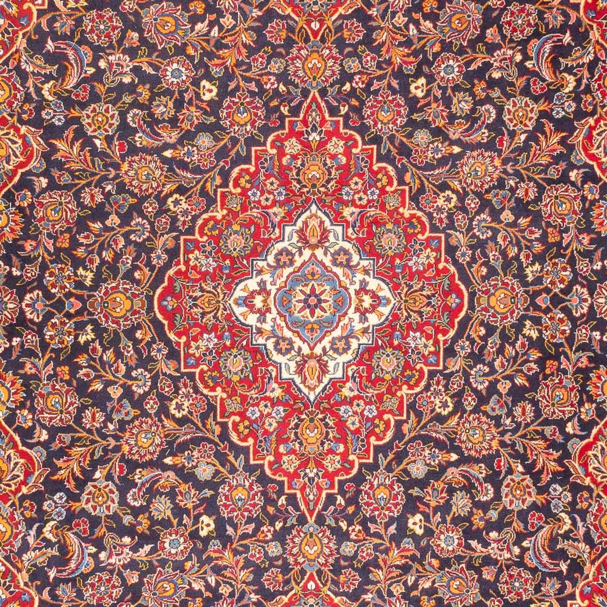Perserteppich - Keshan - 405 x 298 cm - hellrot