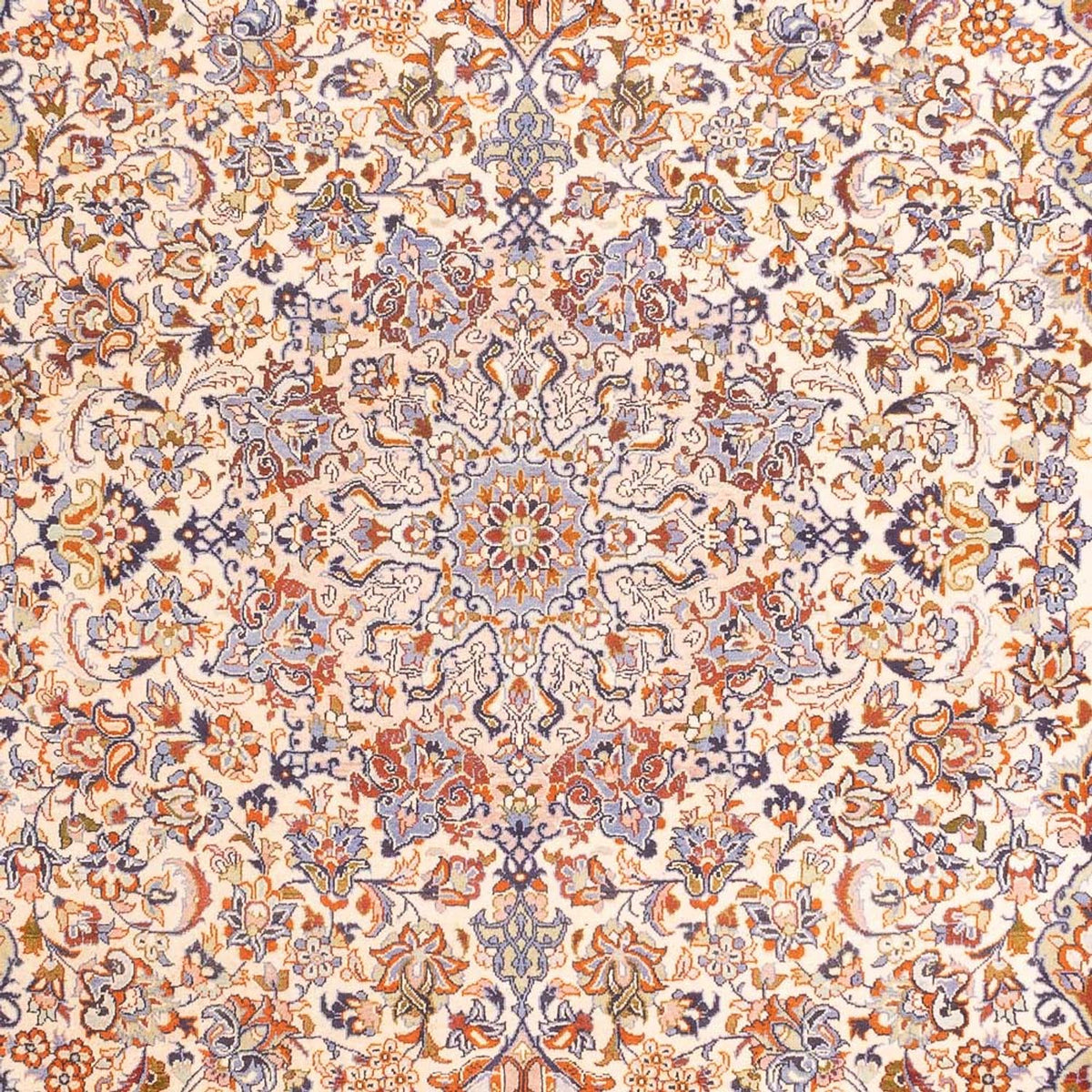Perserteppich - Keshan - 410 x 280 cm - dunkelbeige