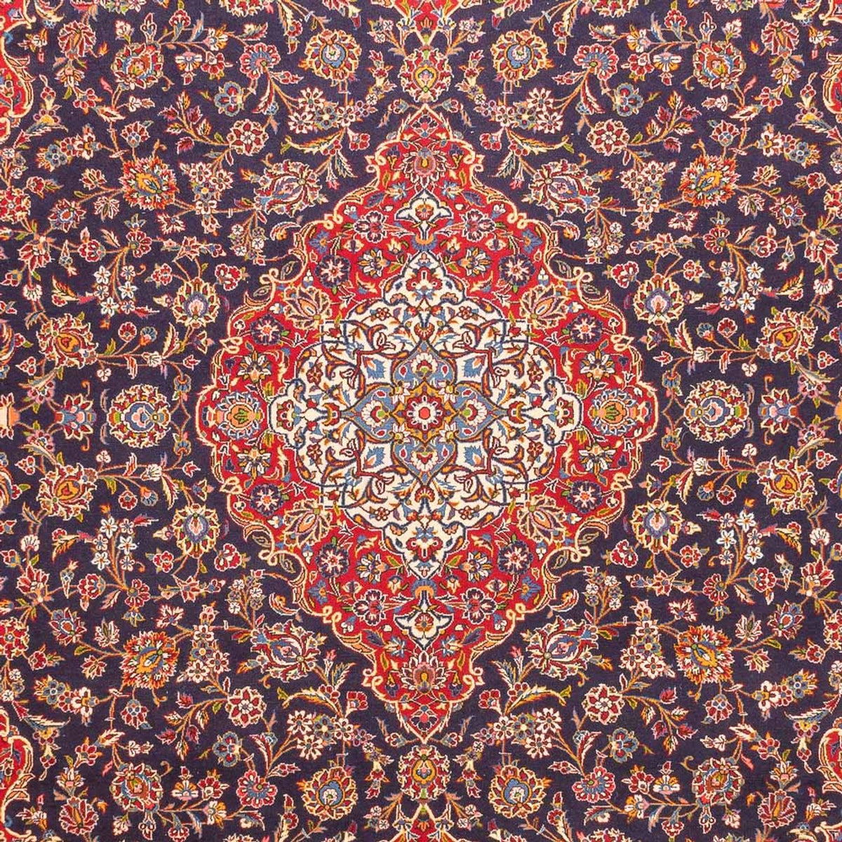Perserteppich - Keshan - 380 x 295 cm - dunkelblau