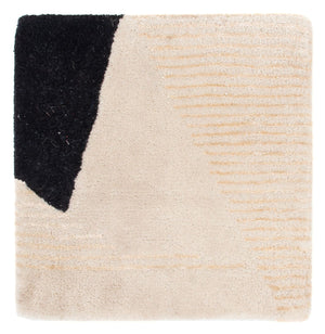 Wollteppich - 40 x 40 cm - mehrfarbig