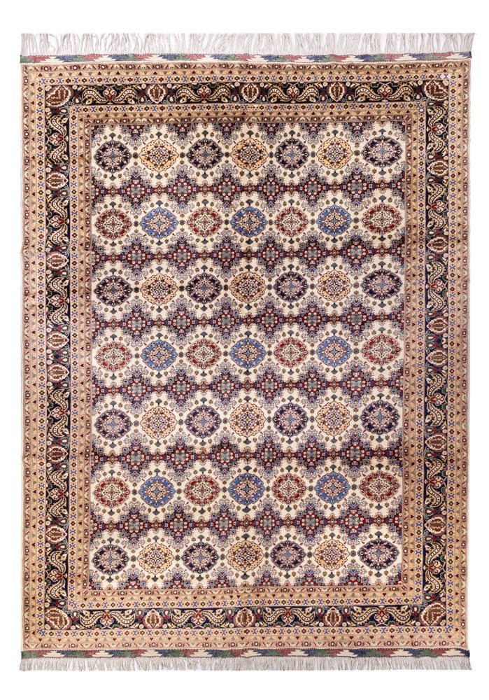 Afghan Teppich - 405 x 295 cm - hellbeige
