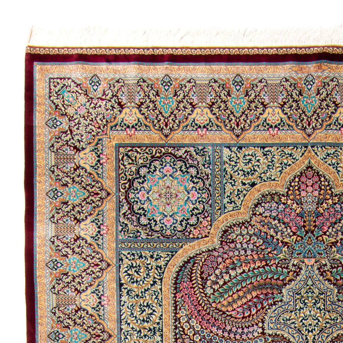 Perserteppich - Ghom - 300 x 200 cm - mehrfarbig