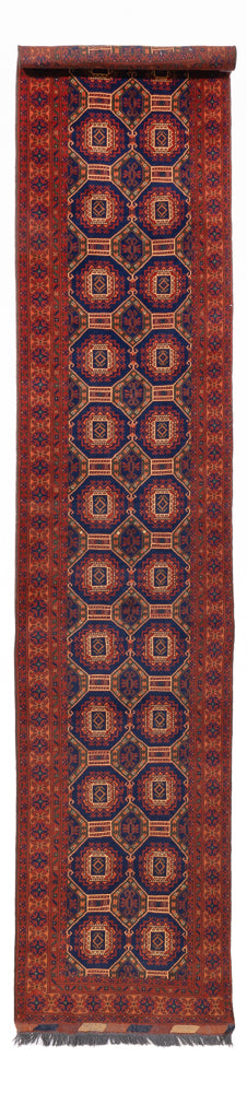 Afghan Teppich 80x394cm - Orientteppich